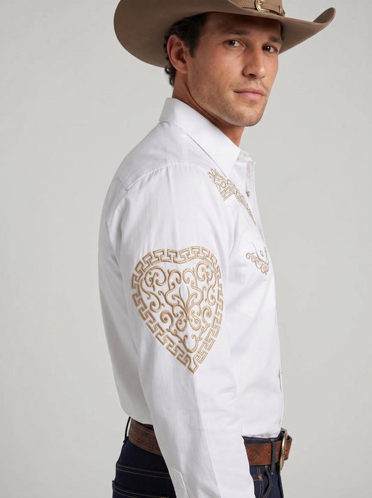Camisa Aranda Blanco Oro