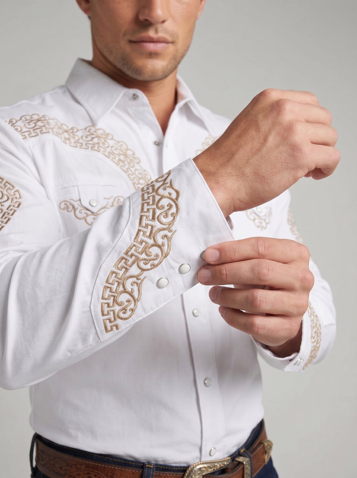 Camisa Aranda Blanco Oro