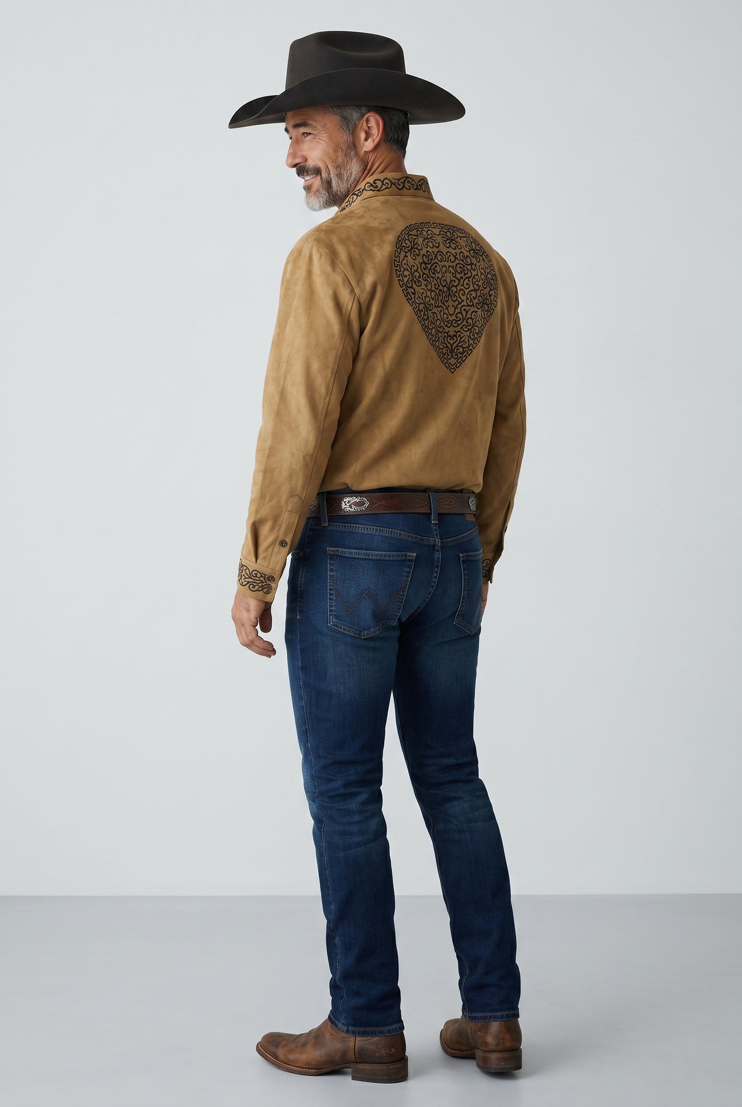 Camisa Corazón Camel Choco