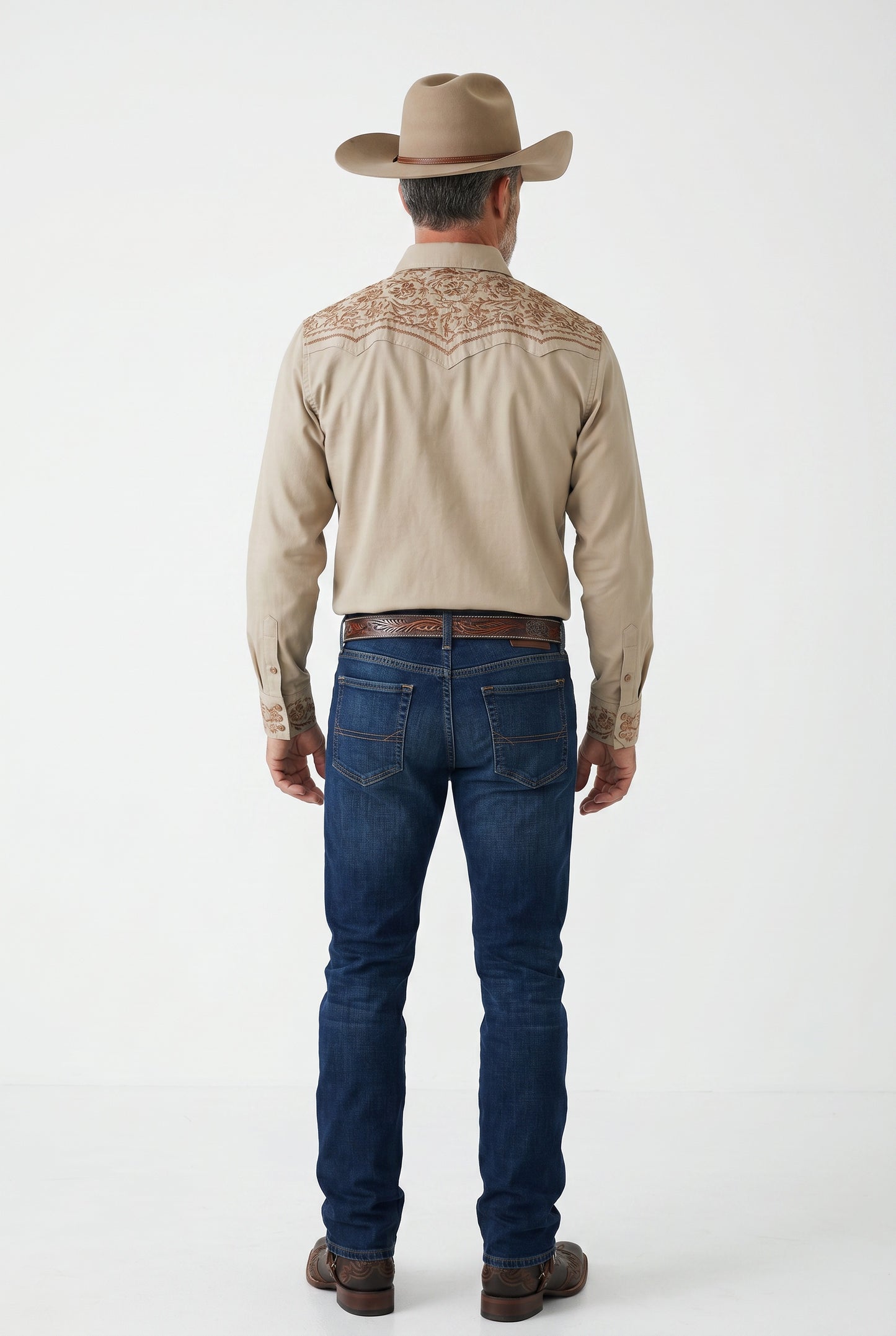 Camisa Flores Arena Cobre