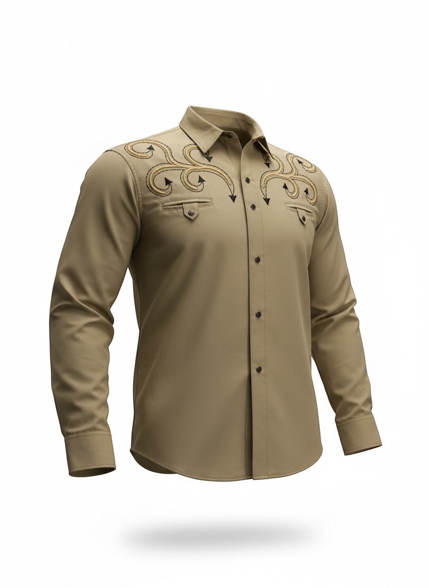 Camisa Hiedra Beige