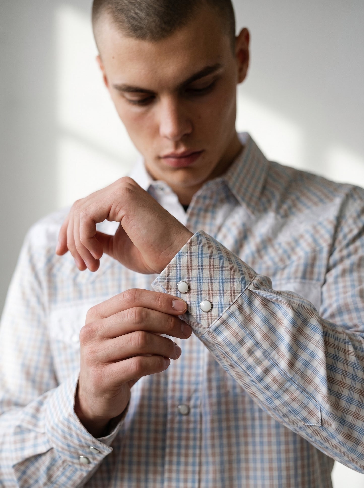 Camisa Rodeo Pastel Plata