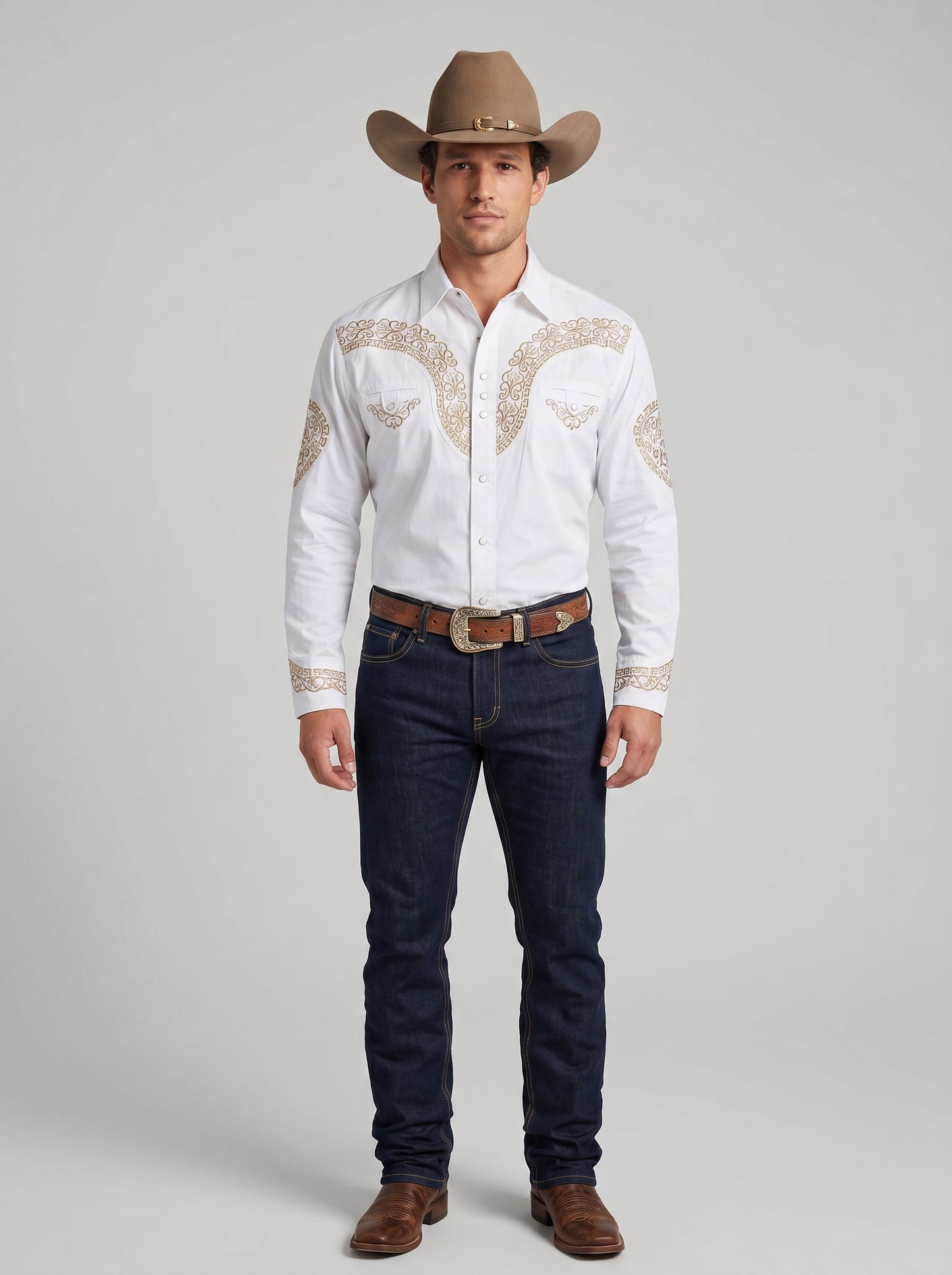 Camisa Aranda Blanco Oro