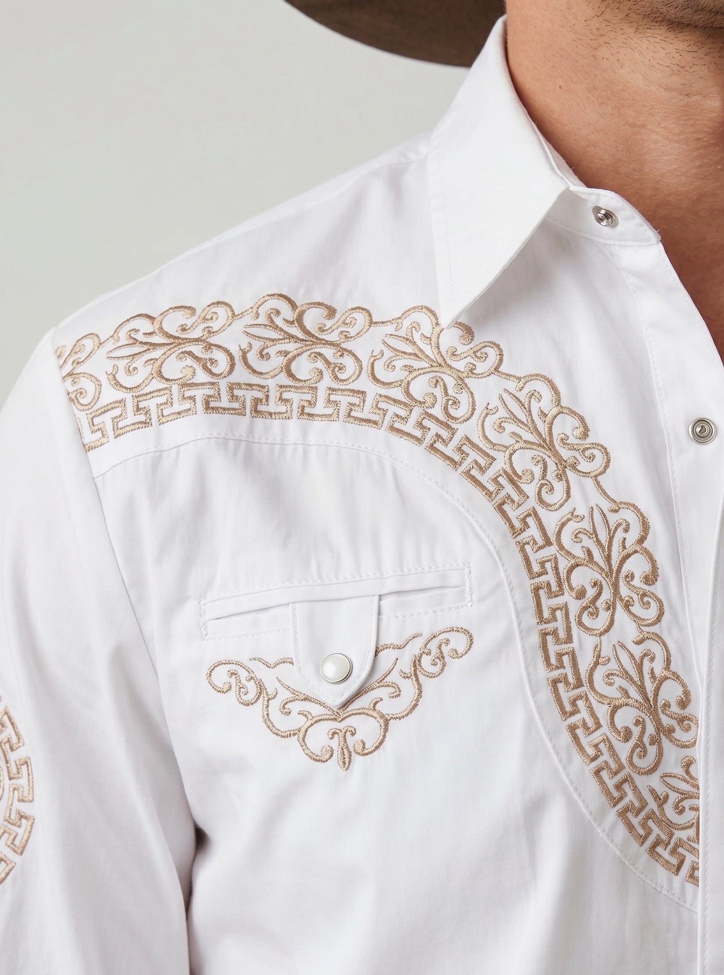 Camisa Aranda Blanco Oro