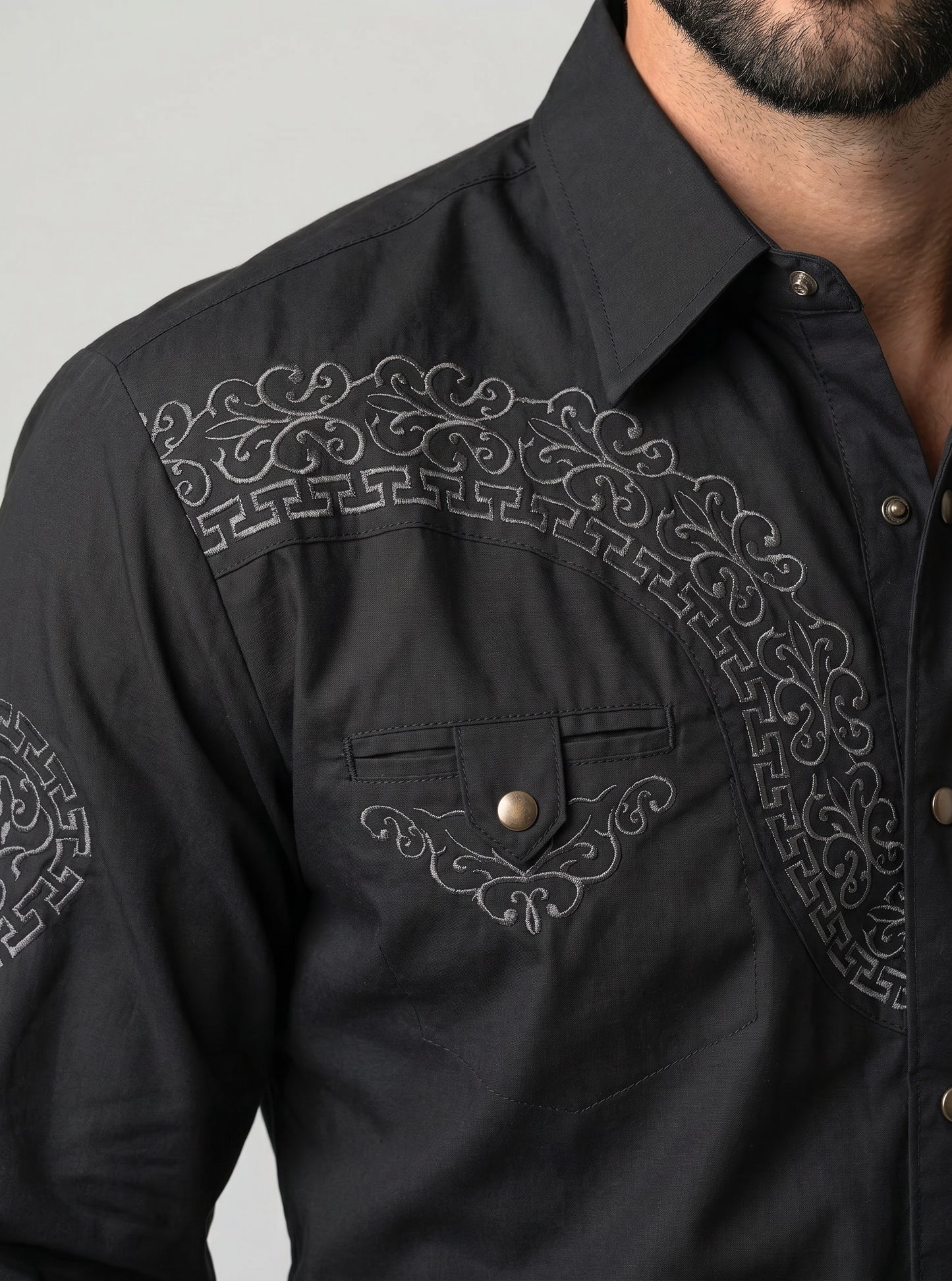 Camisa Aranda Negro Oxford