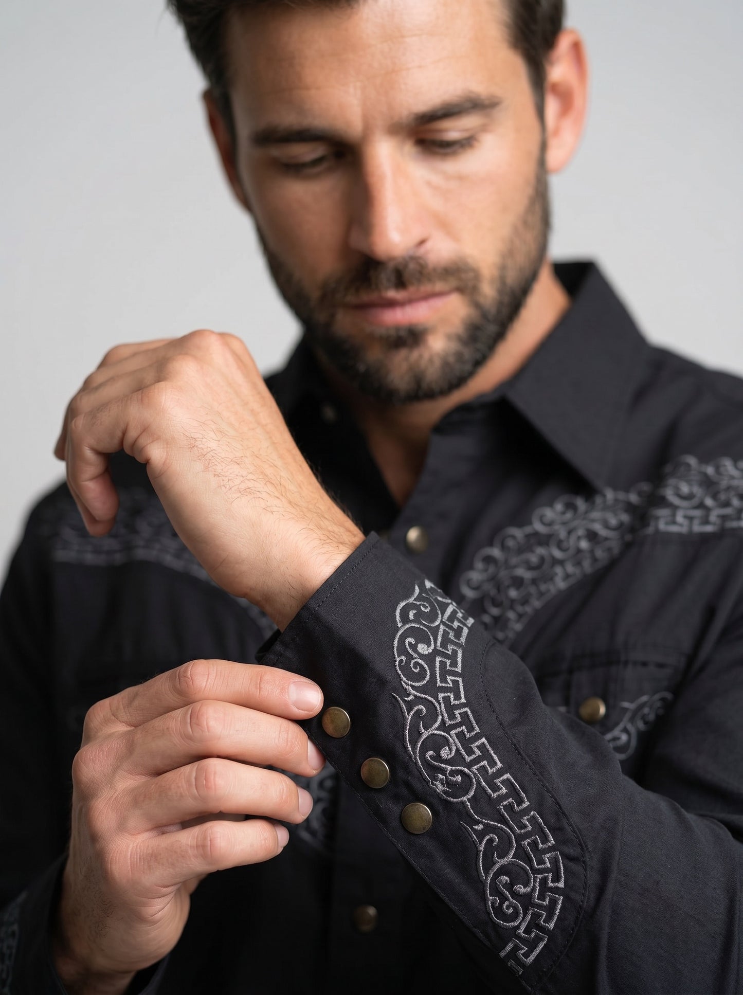 Camisa Aranda Negro Oxford