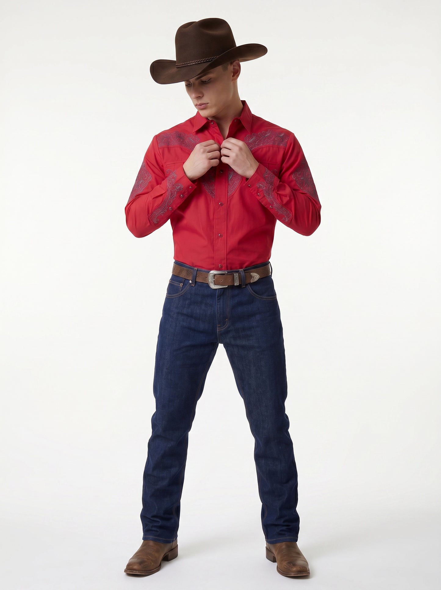 Camisa Aranda Rojo Oxford