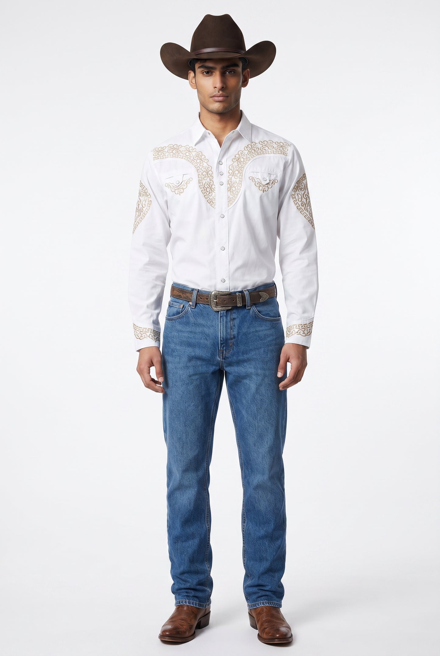 Camisa Aranda Blanco Oro