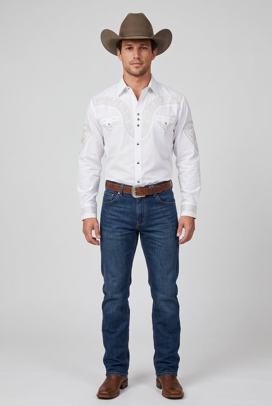 Camisa Aranda Blanco Plata