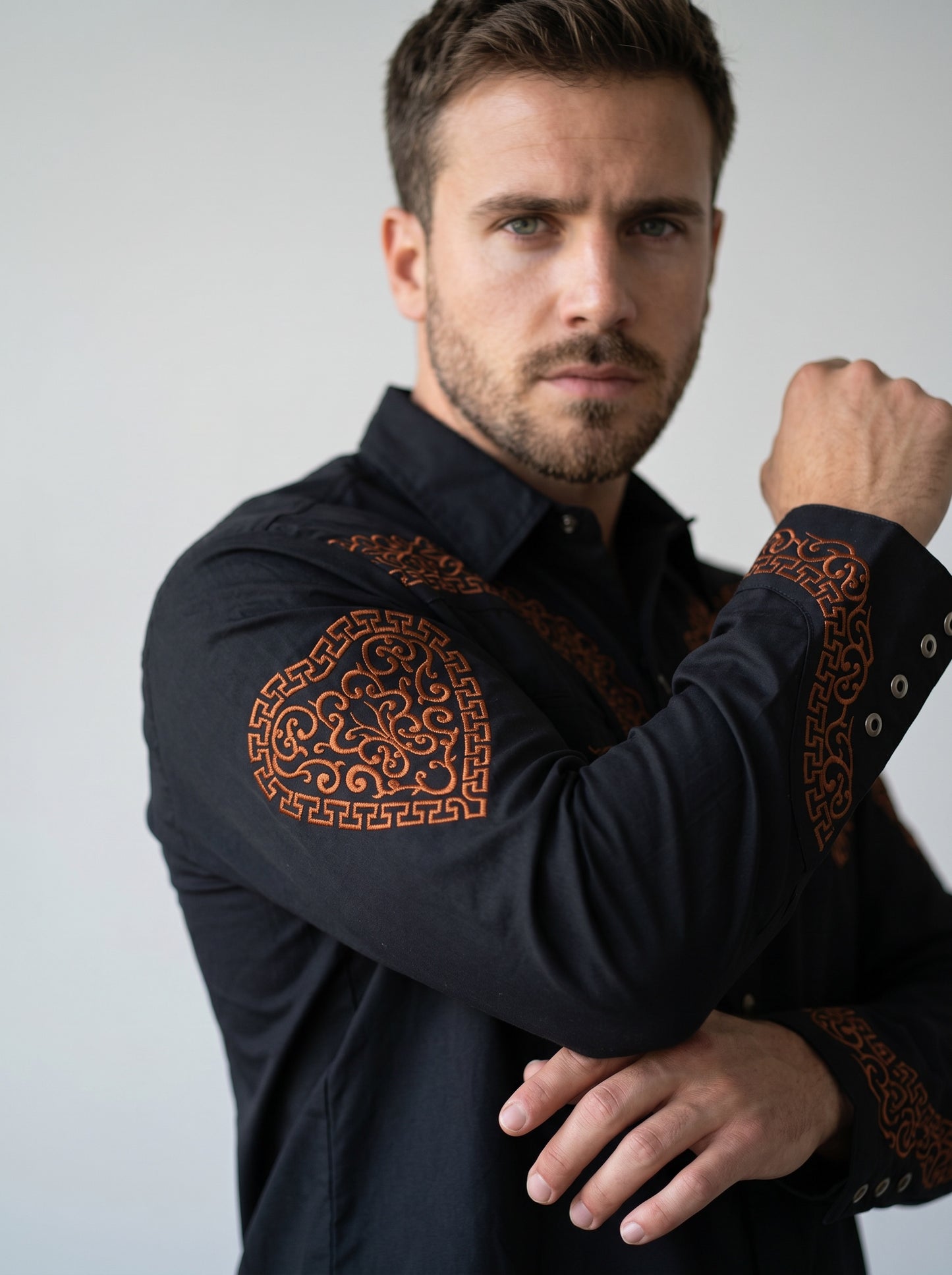 Camisa Aranda Negro Cobre