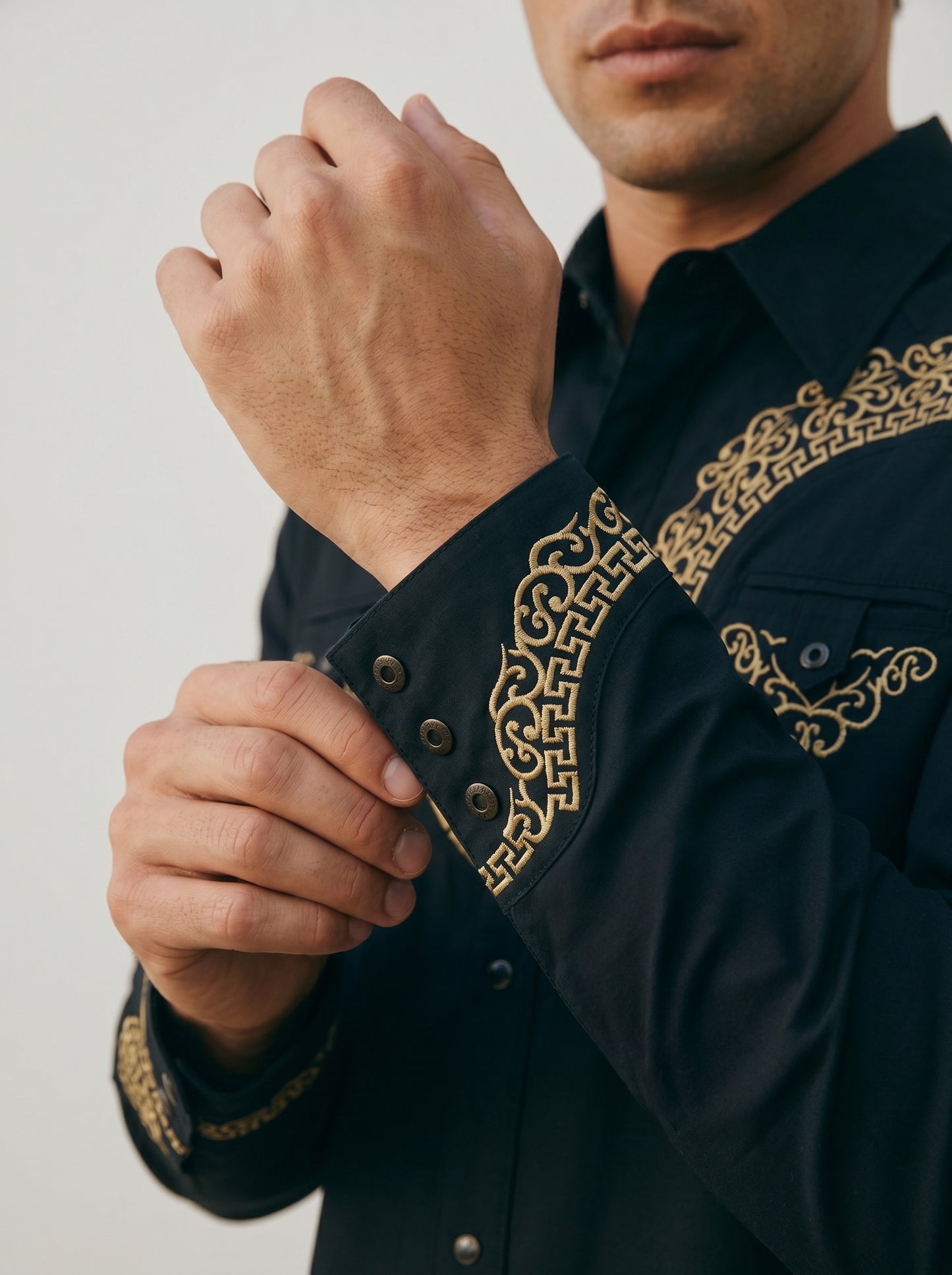 Camisa Aranda Negro Oro