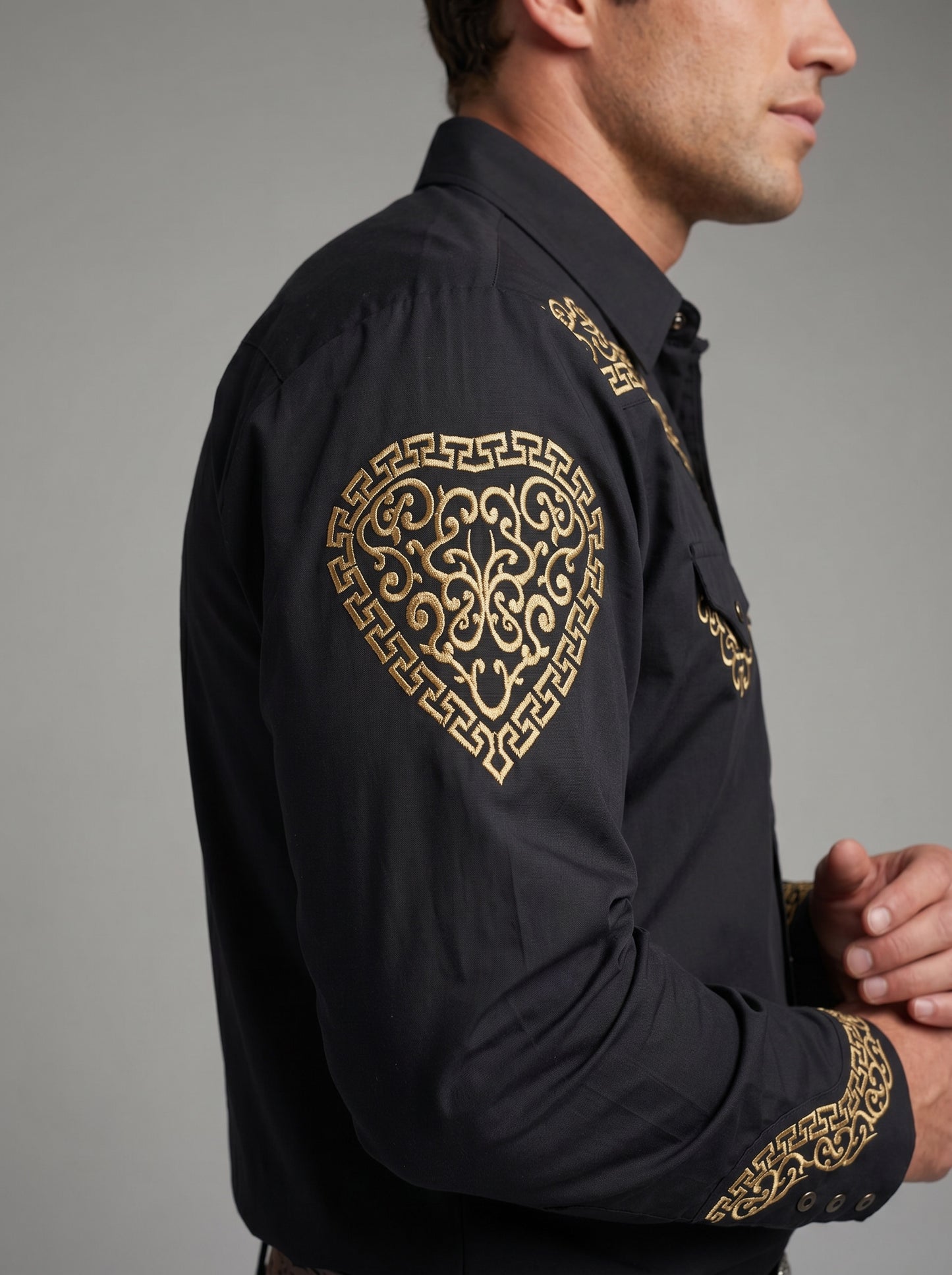 Camisa Aranda Negro Oro