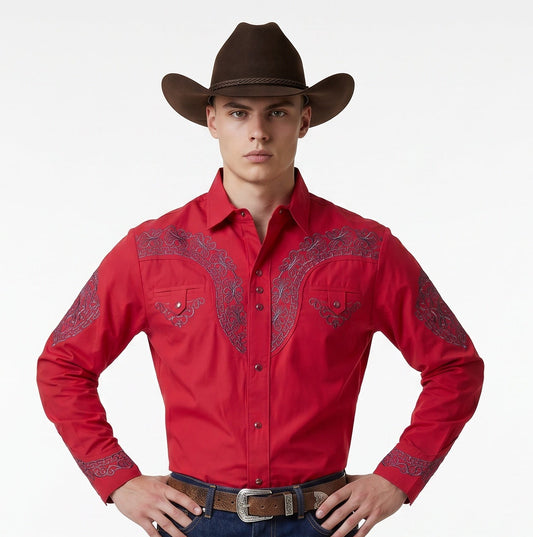 Camisa Aranda Rojo Oxford