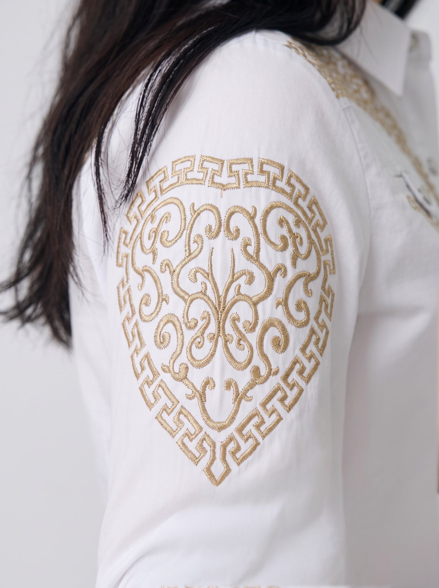 Blusa Aranda Blanco Oro