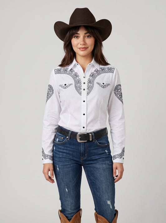 Blusa Aranda Blanco Oxford