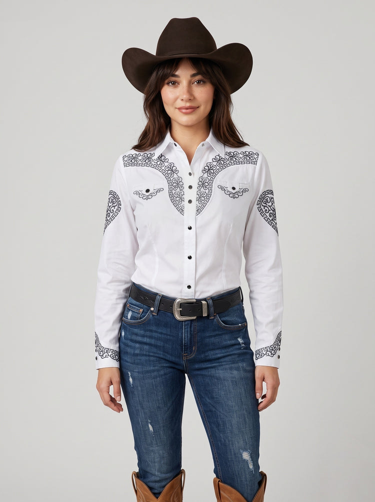 Blusa Aranda Blanco Oxford