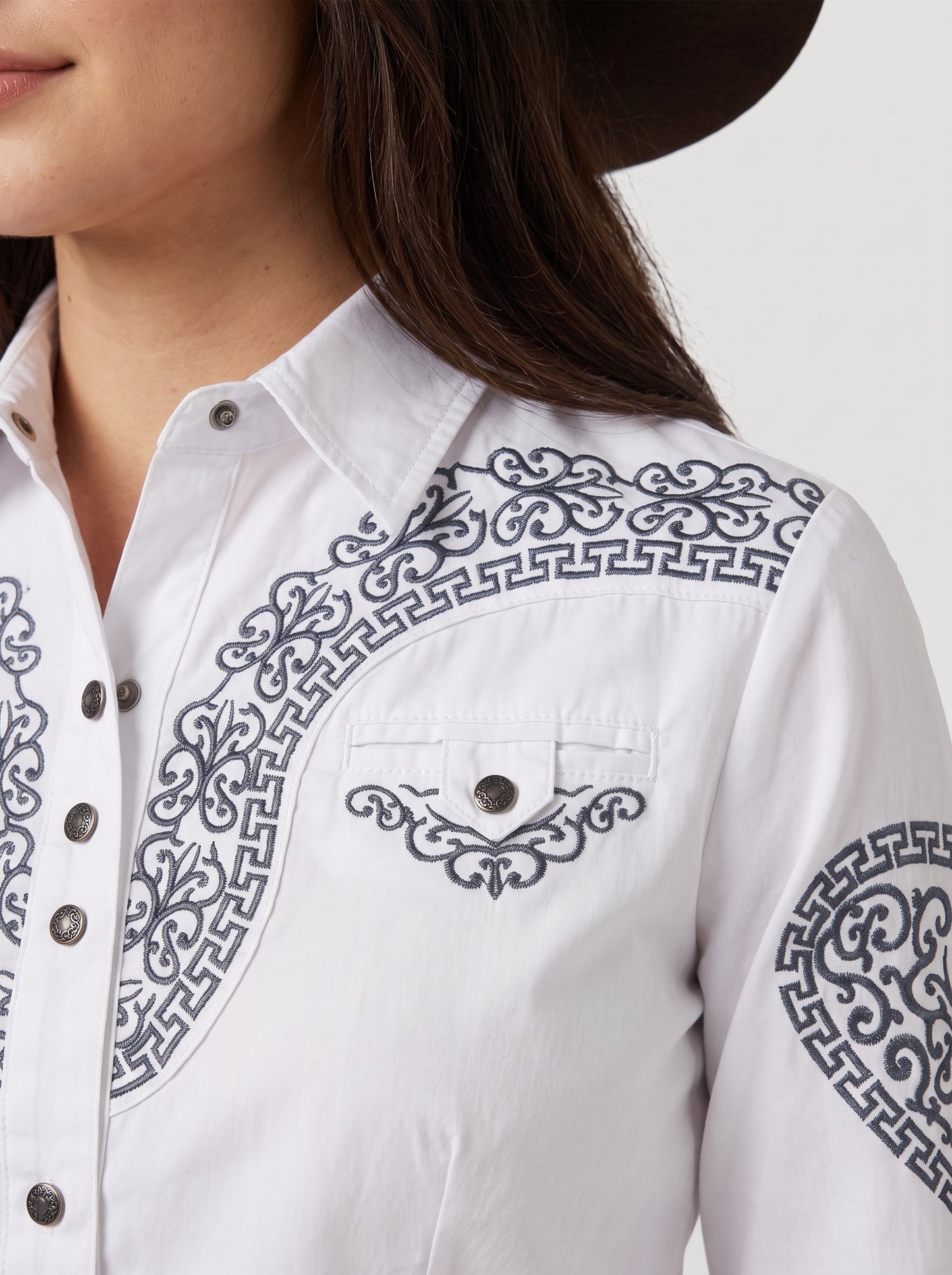 Blusa Aranda Blanco Oxford