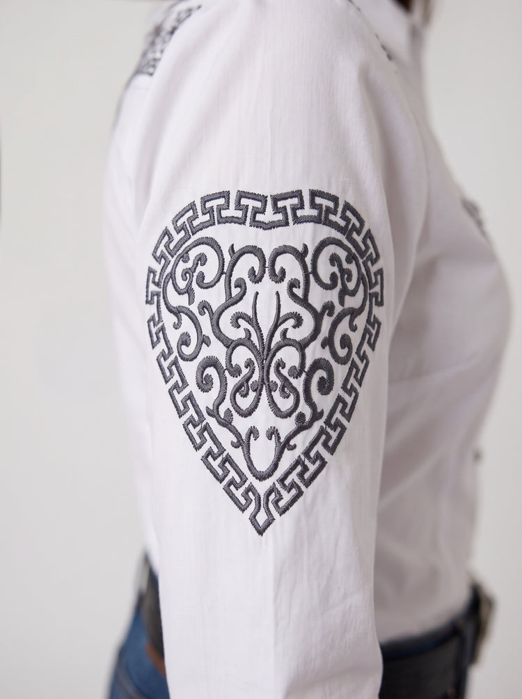Blusa Aranda Blanco Oxford