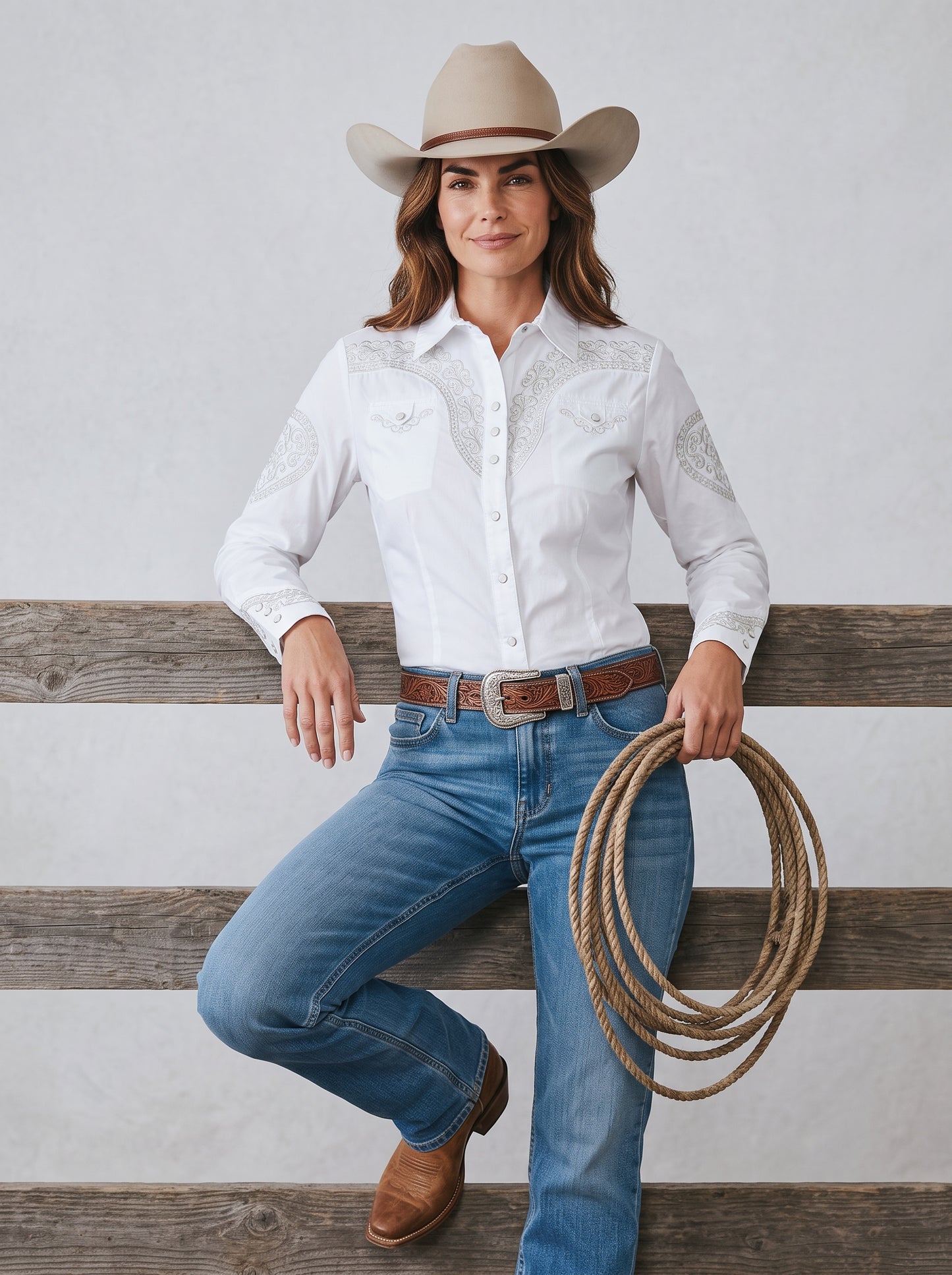 Blusa Aranda Blanco Plata