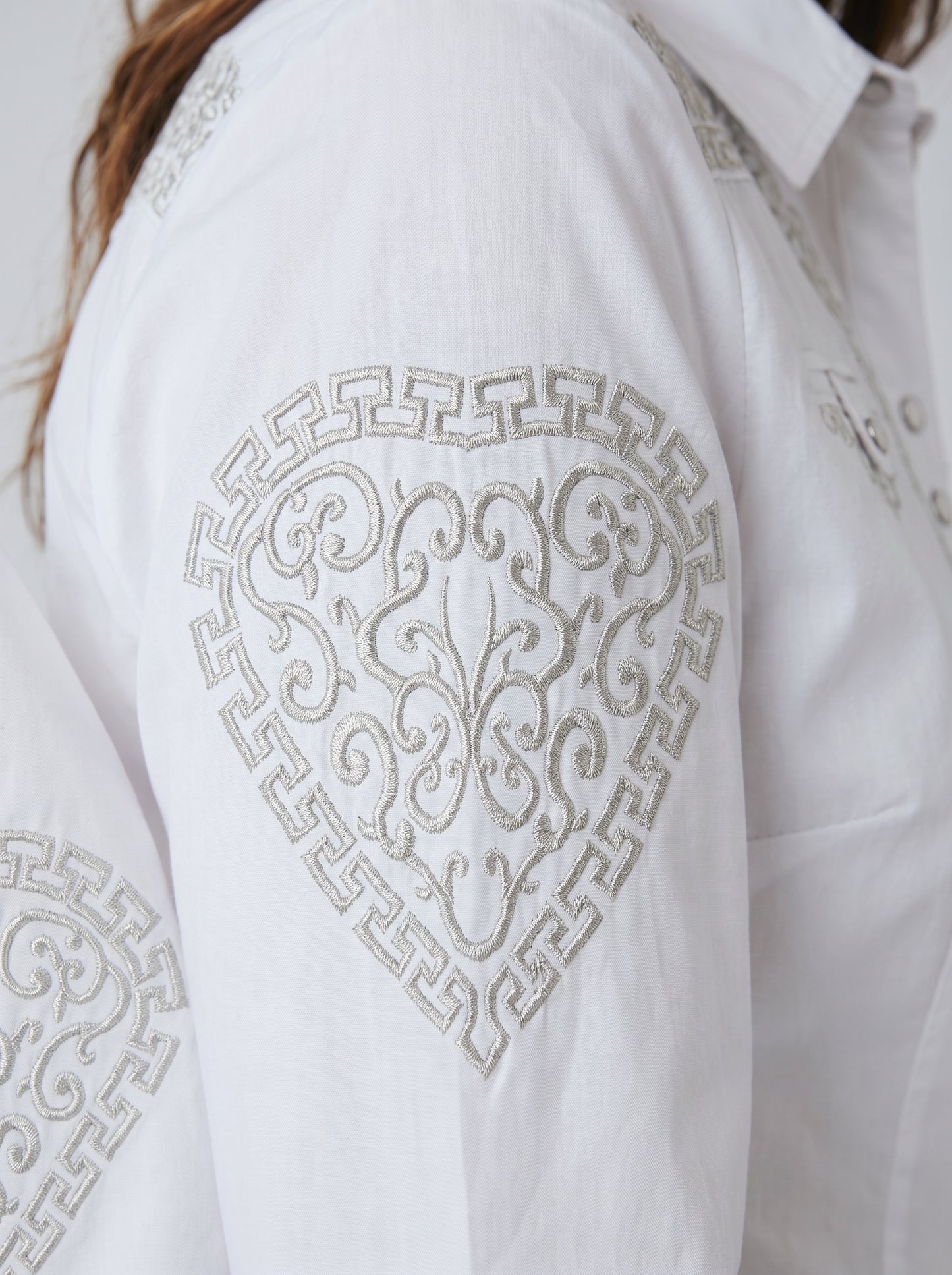 Blusa Aranda Blanco Plata