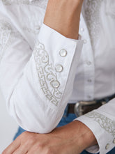 Blusa Aranda Blanco Plata