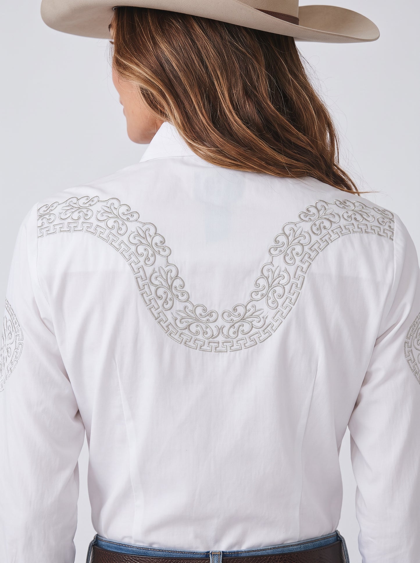 Blusa Aranda Blanco Plata