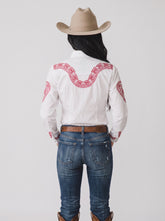 Blusa Aranda Blanco Rojo