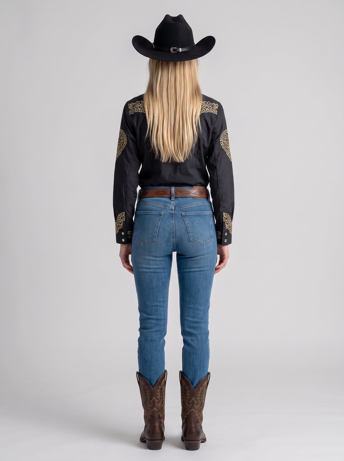 Blusa Aranda Negro Oro