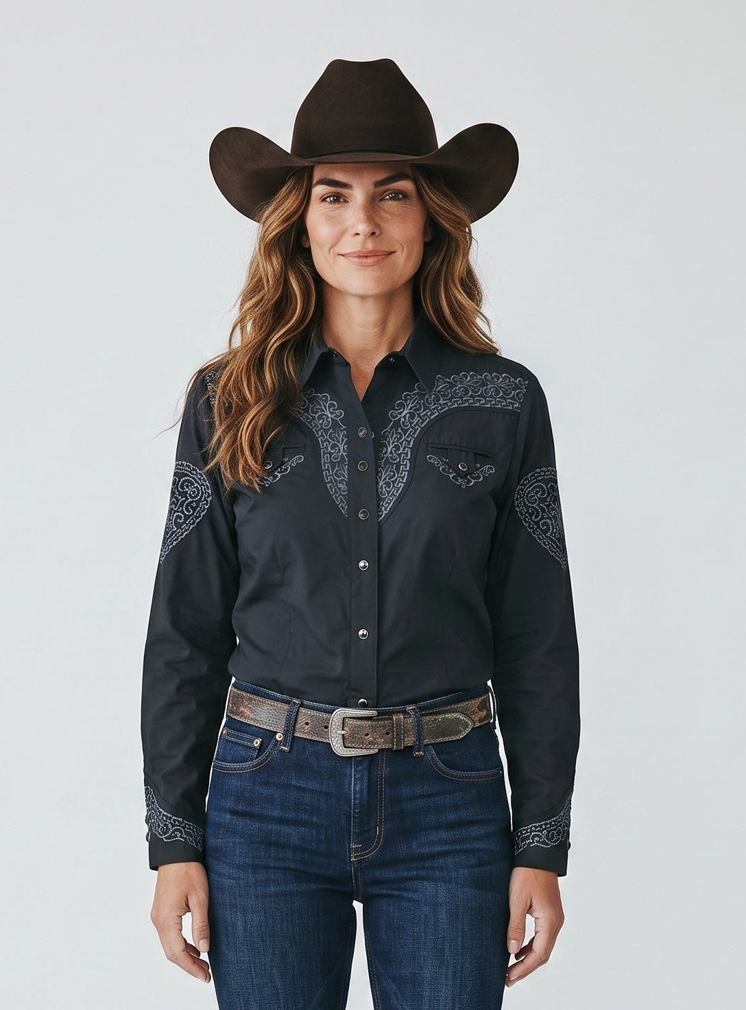 Blusa Aranda Negro Oxford