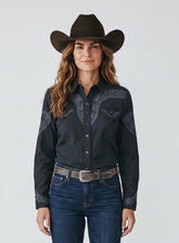 Blusa Aranda Negro Oxford
