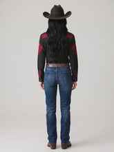 Blusa Aranda Negro Rojo