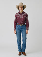 Blusa Aranda Vino Plata