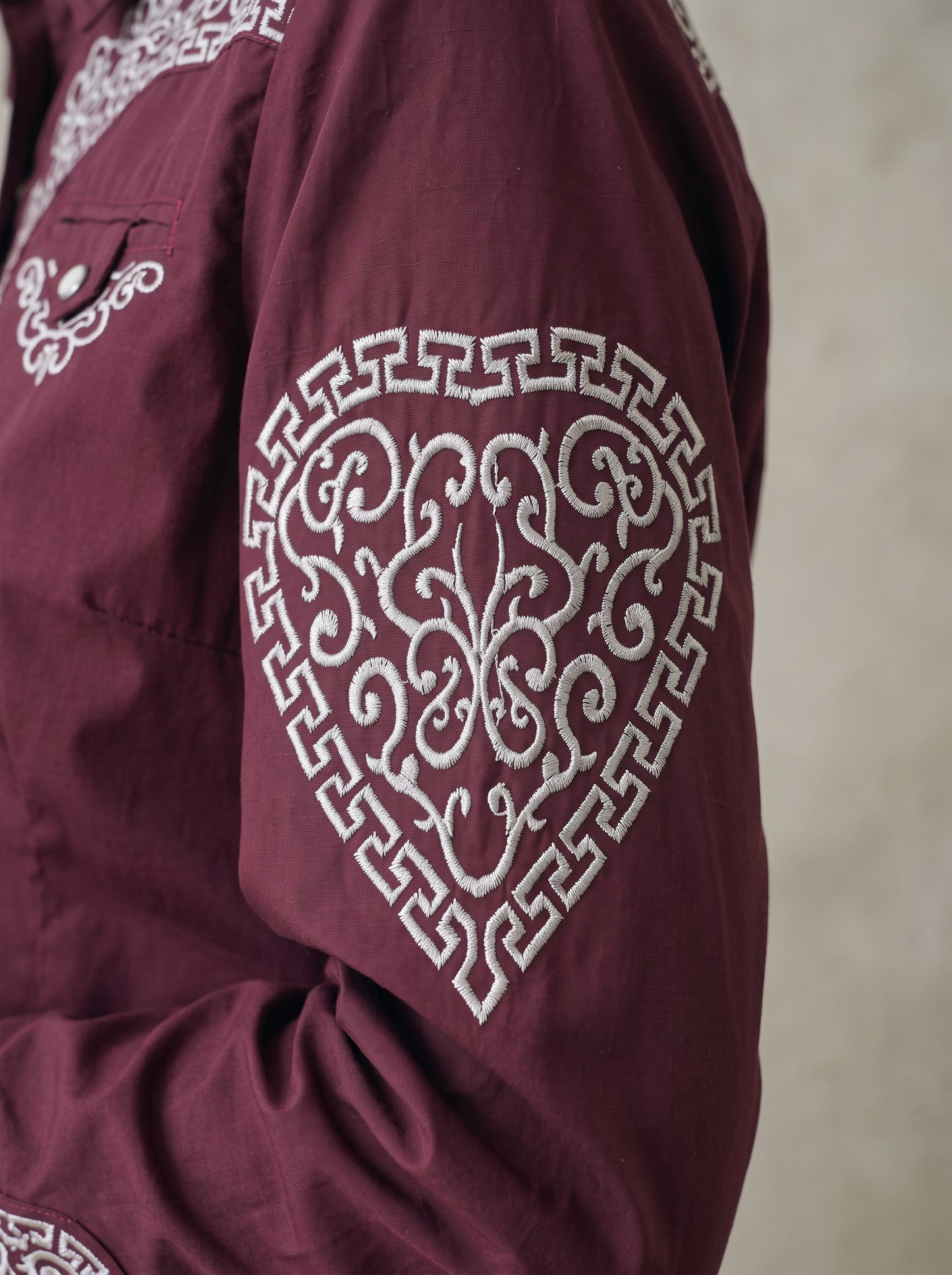 Blusa Aranda Vino Plata