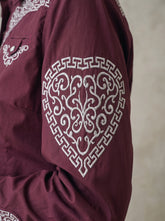 Blusa Aranda Vino Plata