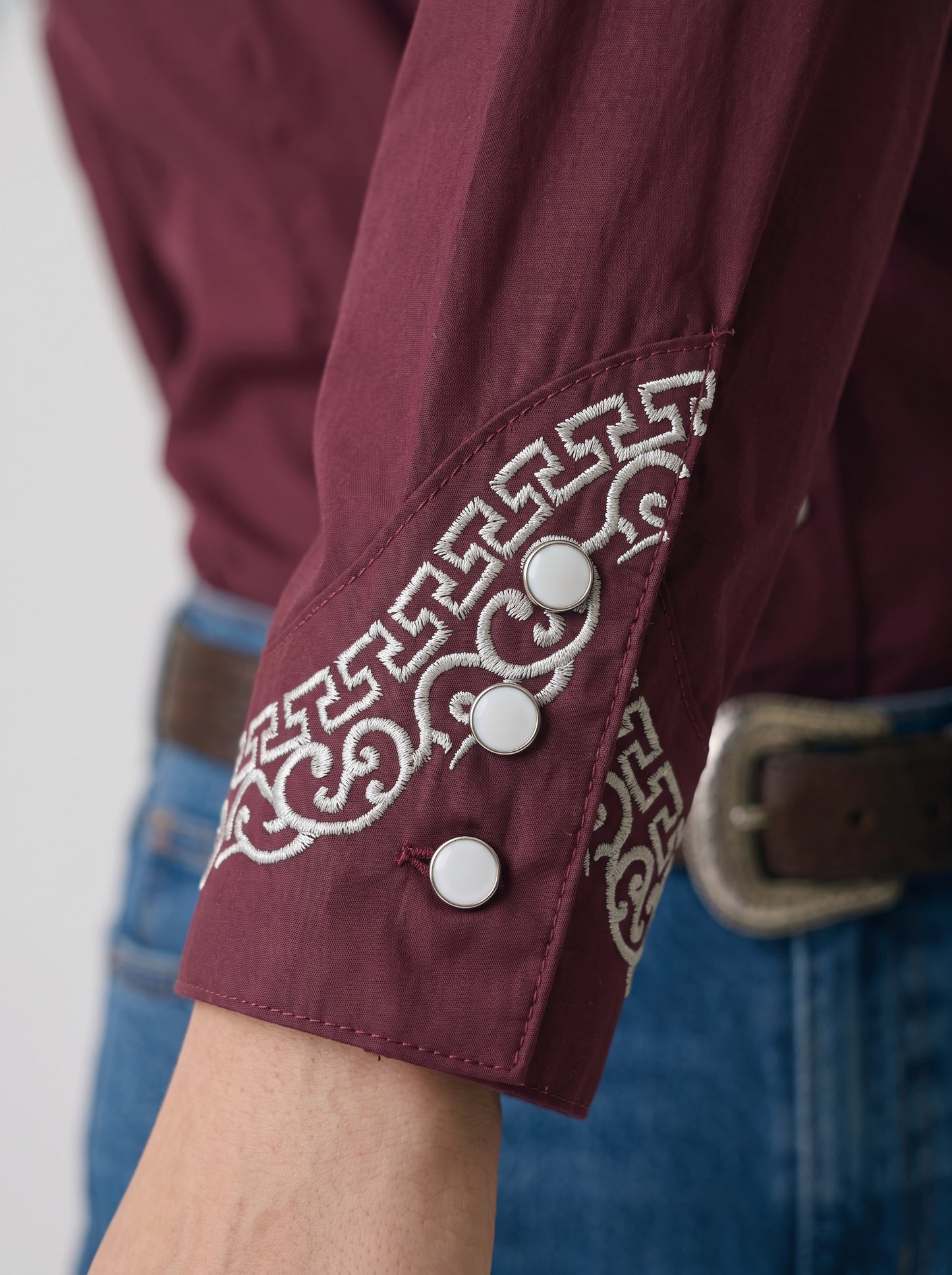 Blusa Aranda Vino Plata