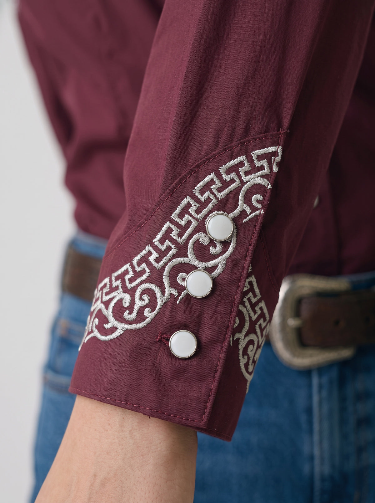 Blusa Aranda Vino Plata