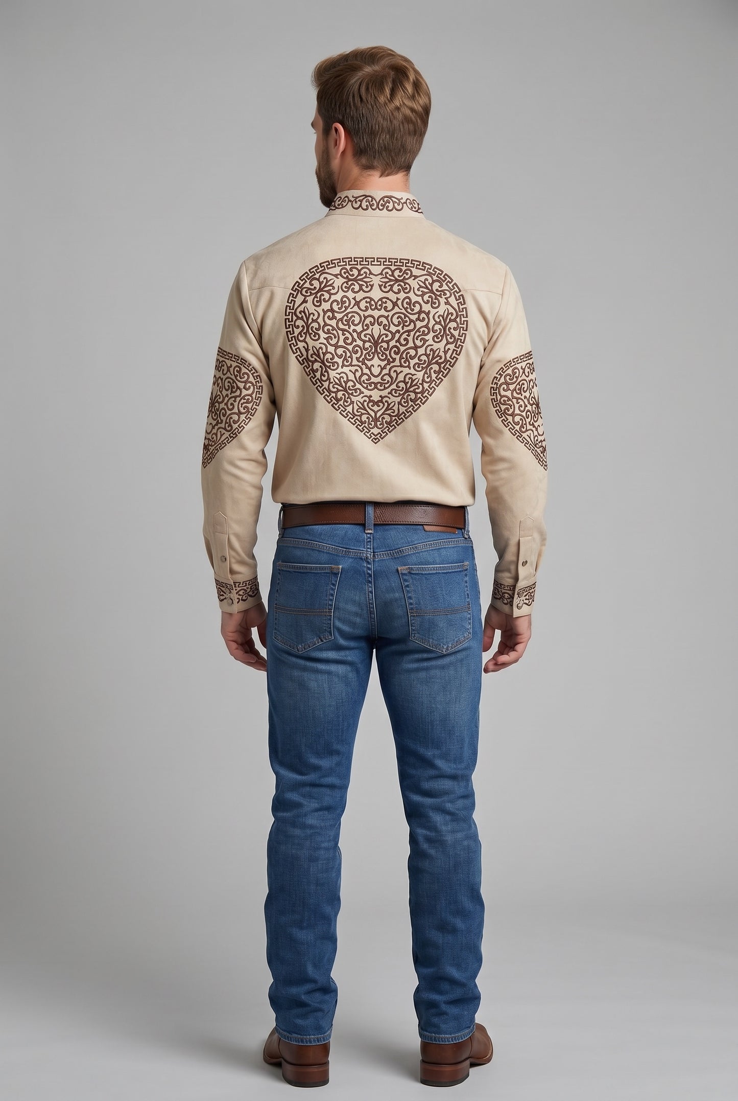 Camisa Corazón Arena Choco