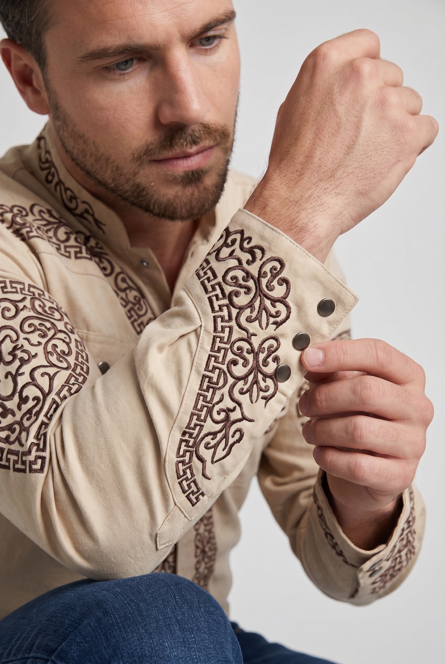 Camisa Corazón Arena Choco