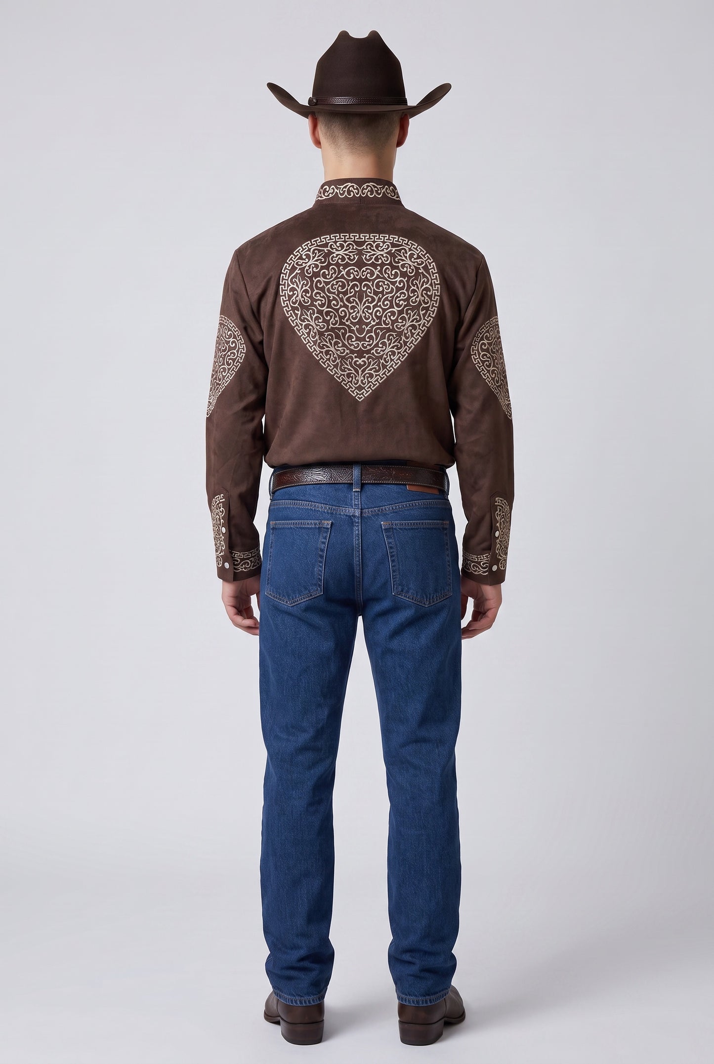 Camisa Corazón Choco Hueso