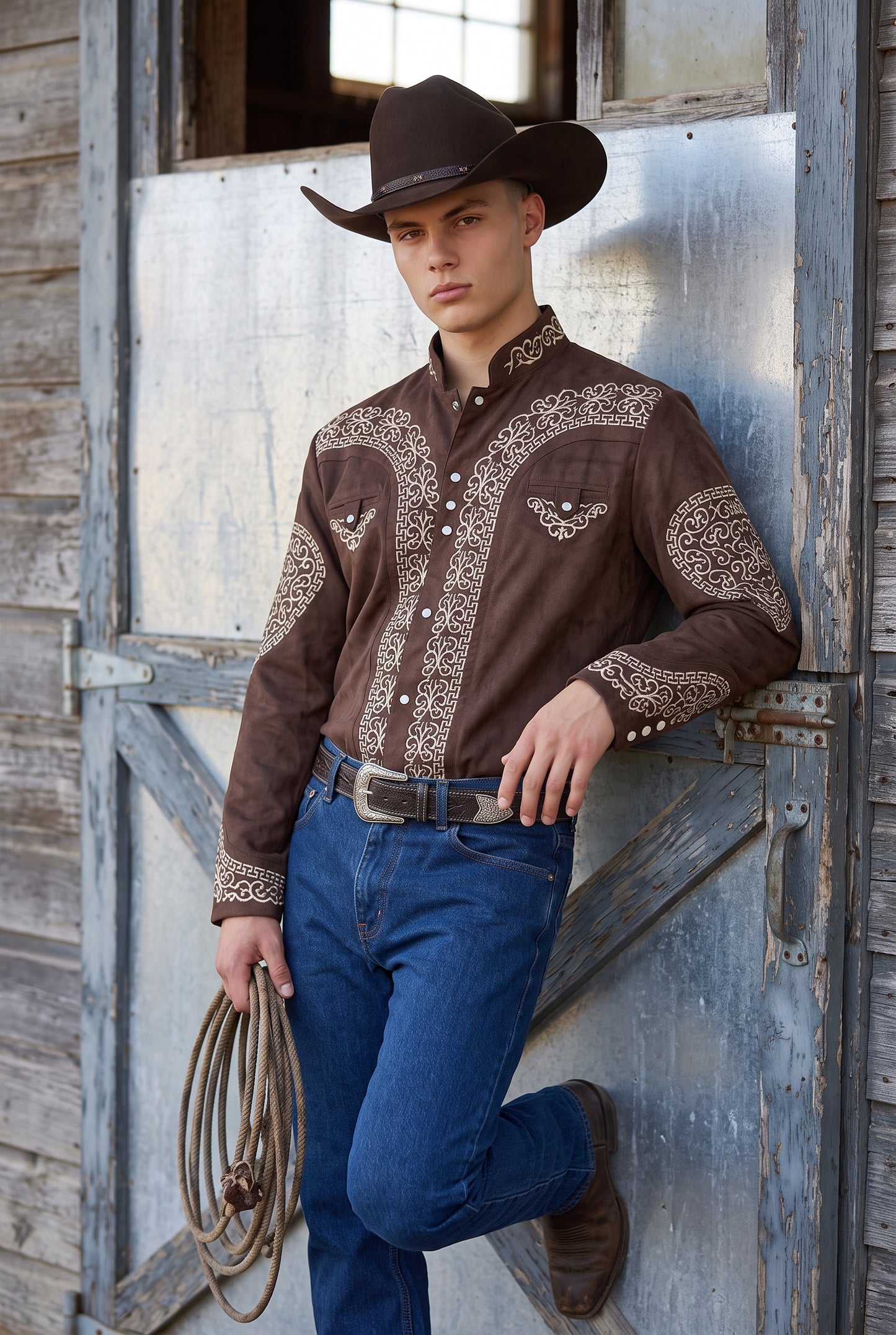 Camisa Corazón Choco Hueso
