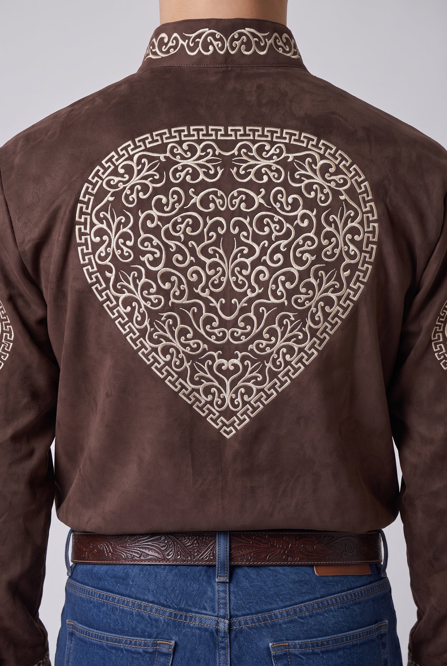 Camisa Corazón Choco Hueso