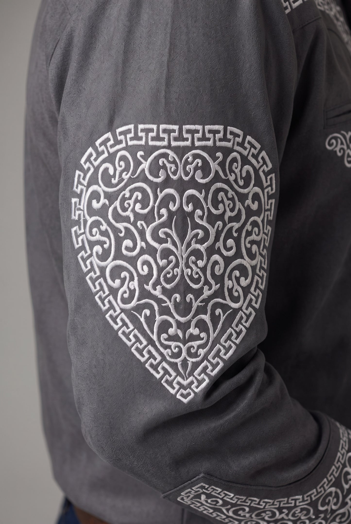 Camisa Corazón Gris Plata