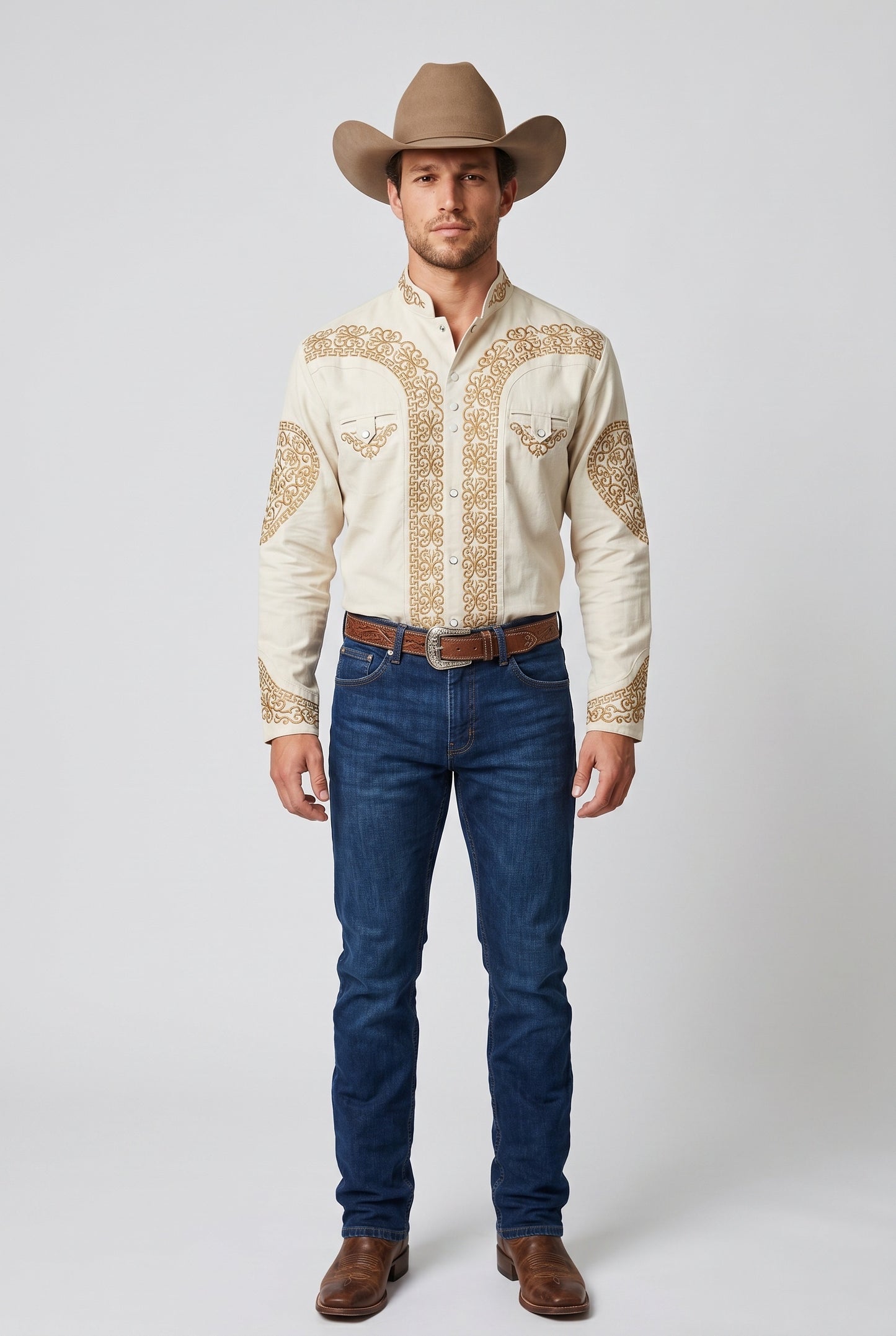Camisa Corazón Hueso Oro