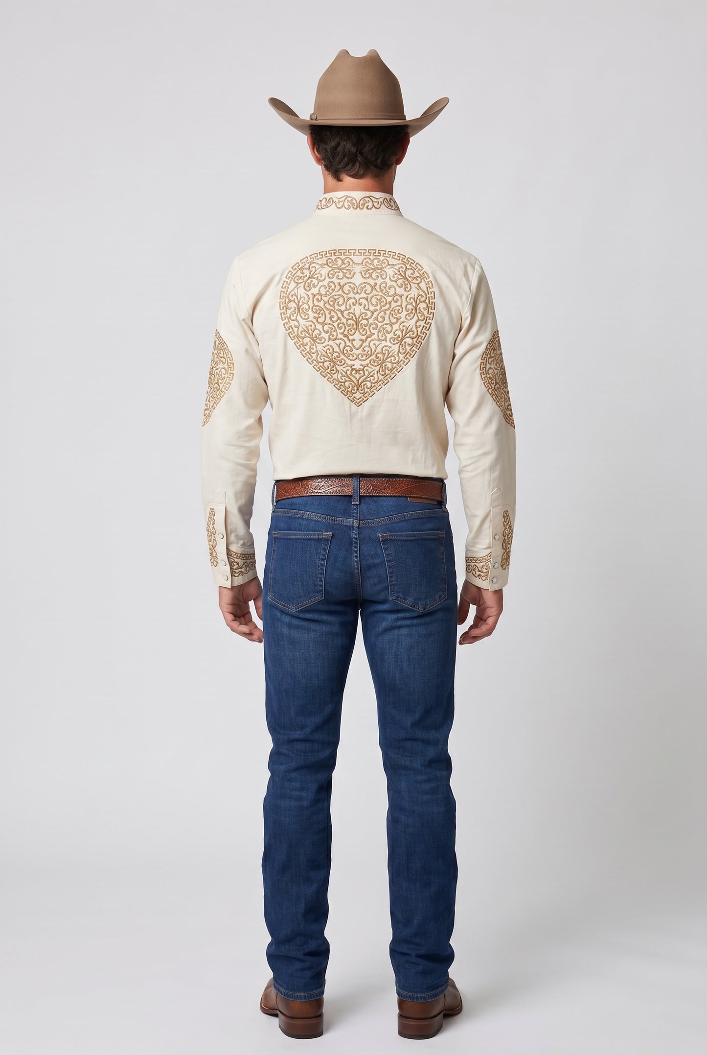 Camisa Corazón Hueso Oro