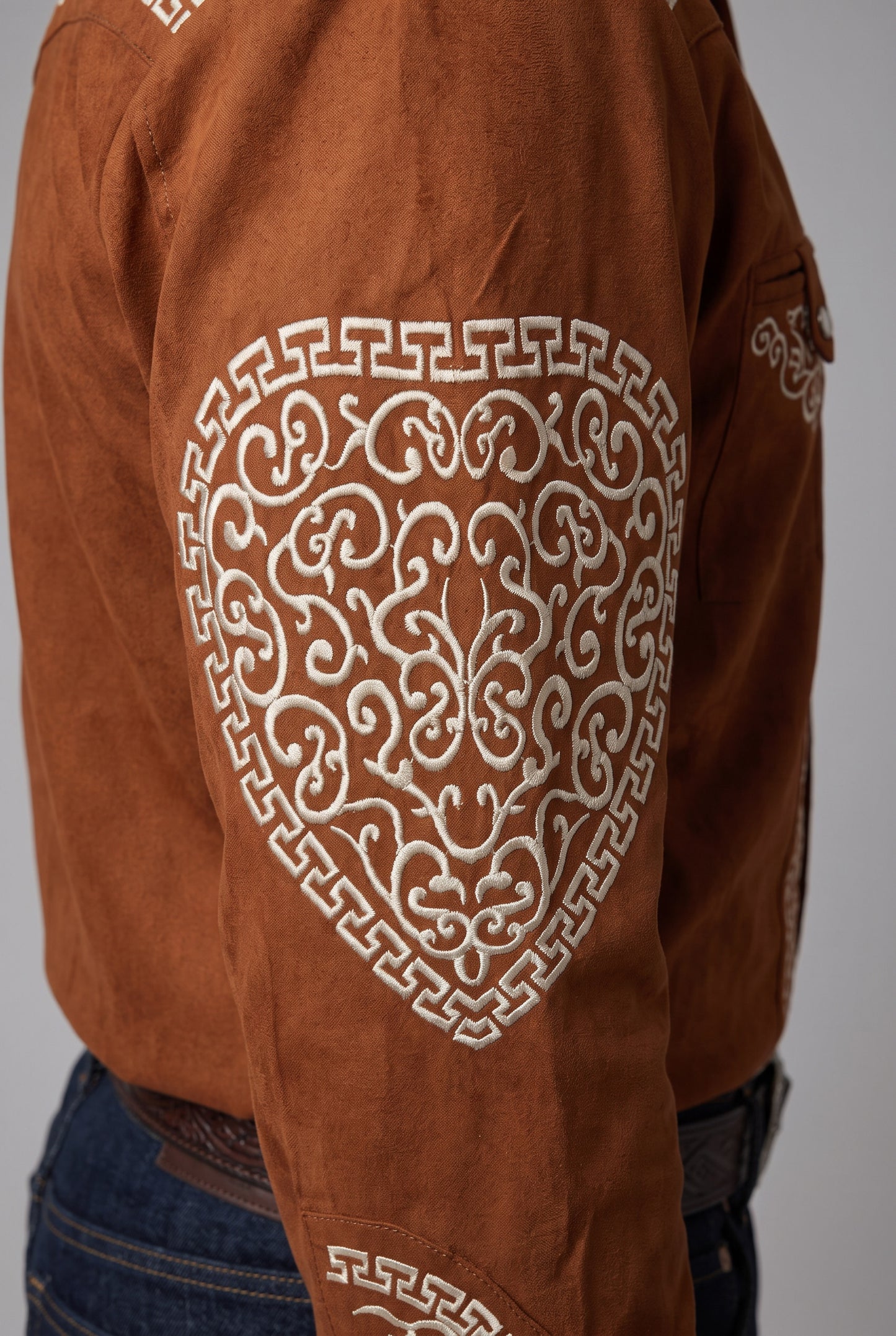 Camisa Corazón Ladrillo Hueso