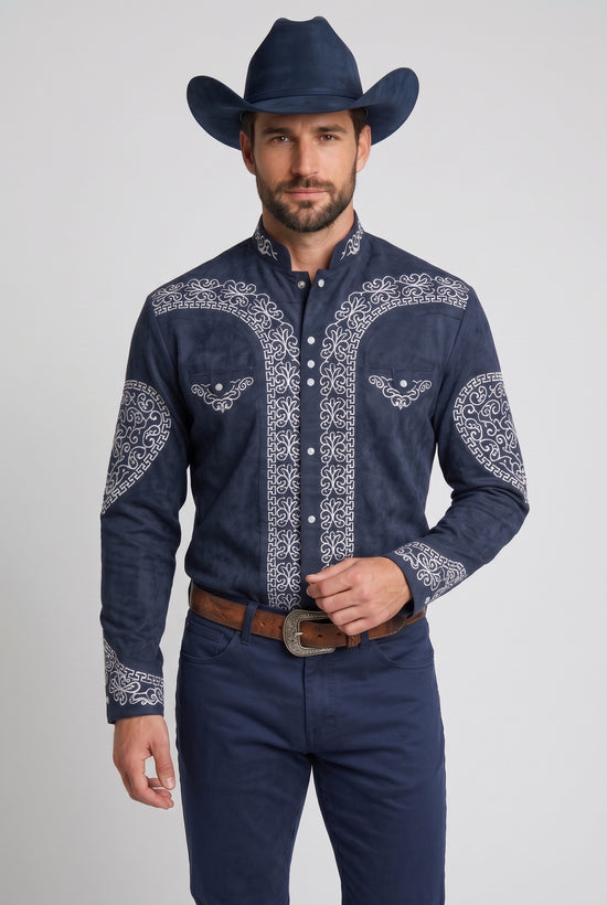 Camisa Corazón Marino Plata