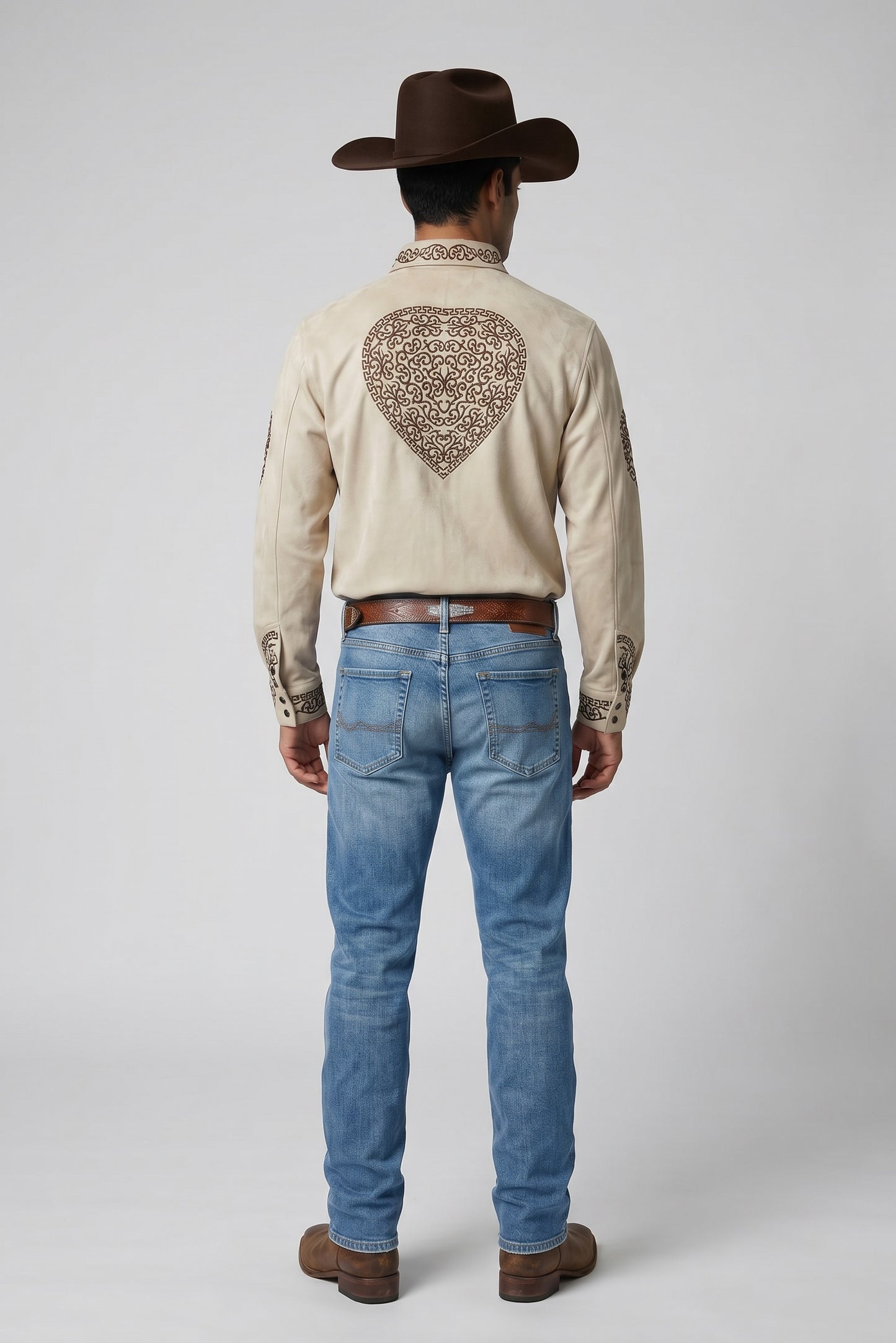 Camisa Corazón Arena Choco