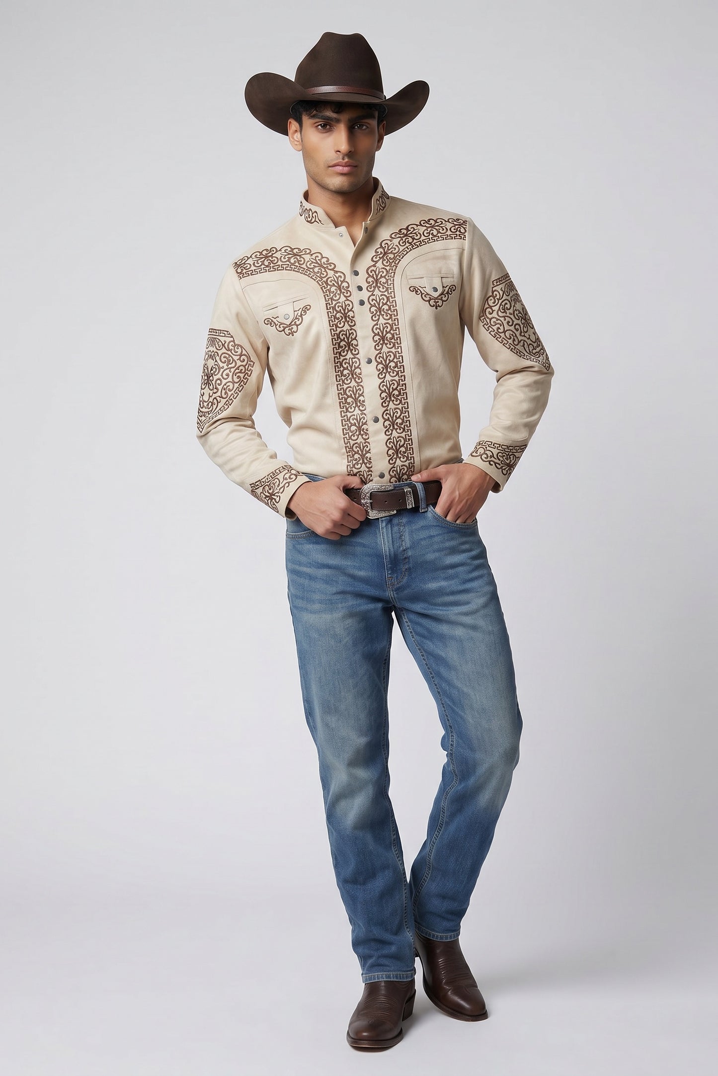 Camisa Corazón Arena Choco