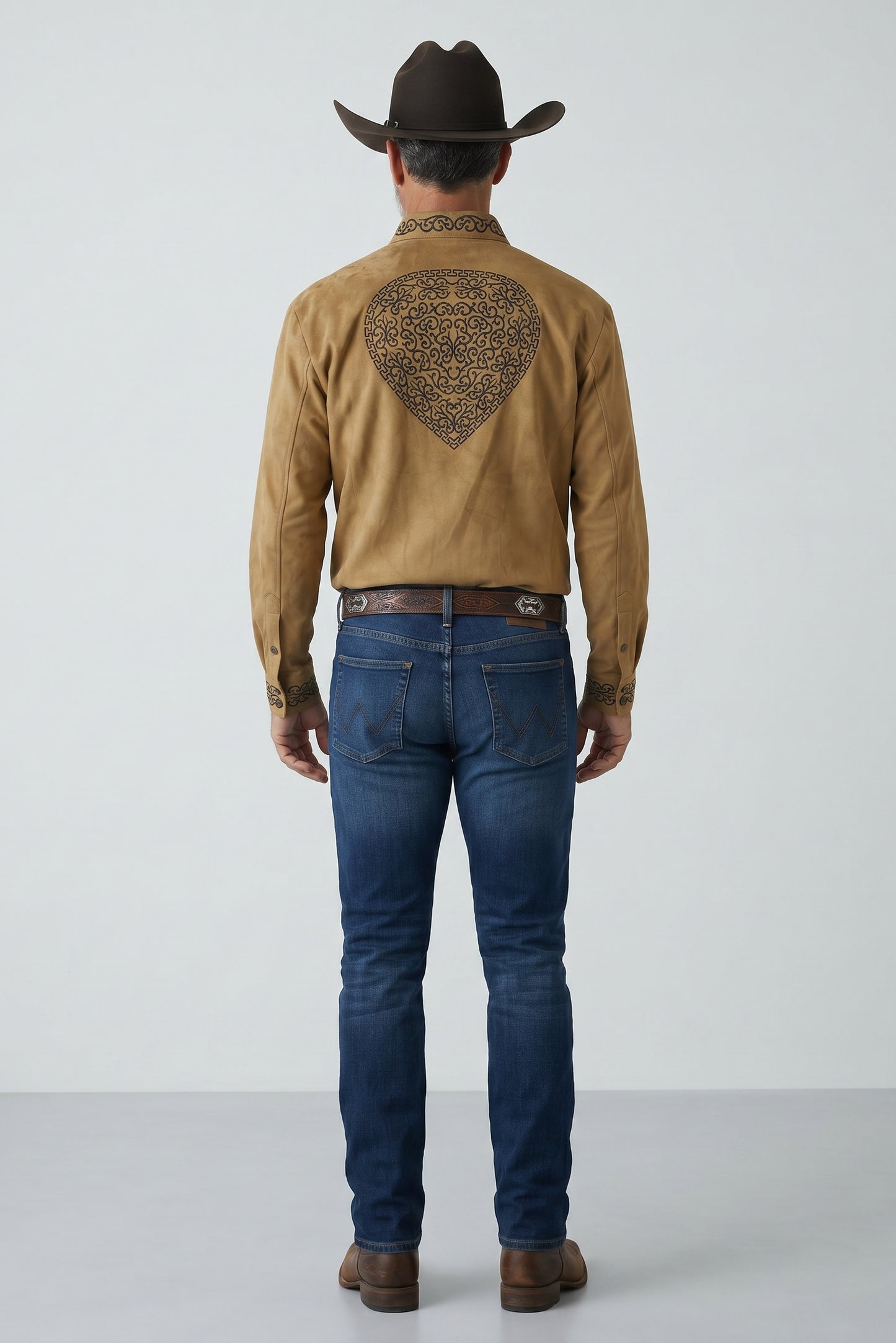 Camisa Corazón Camel Choco