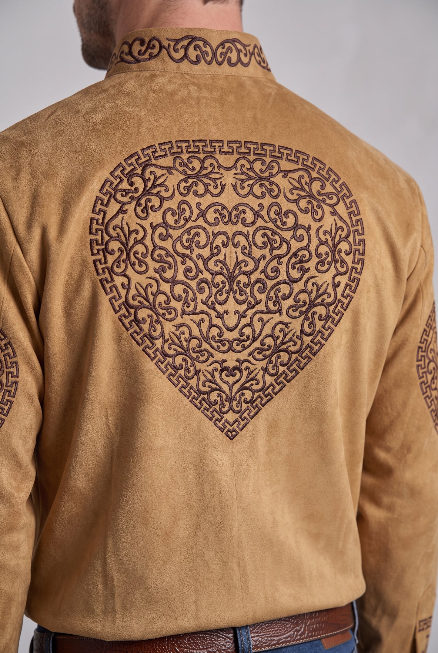 Camisa Corazón Camel Choco